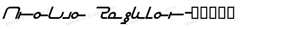 Arabia Regular字体转换